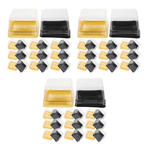 300Pcs Crafted Square Cake Boxes for Cupcakes and Pastries