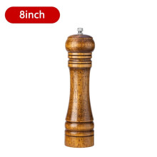 Salt And Pepper Mills Solid Wood Spice Grain Grinder With Adjustable Ceramic Grinding Core Kitchen Tools Mills