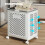 Raidley Collapsible Laundry Basket with Wheels, Foldable Portable Hamper for Home – Compatible with #B,M 4