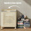 Raidley Collapsible Laundry Basket with Wheels, Foldable Portable Hamper for Home – Compatible with #B,M 5