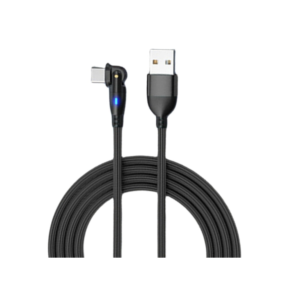 Usb To Type C Fast Charging Cable 180 Degree Rotate Data Cord For Smartphone 9496895279620