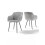 (Light Grey, Set of 2) GOEURVANT Dining Chairs 3