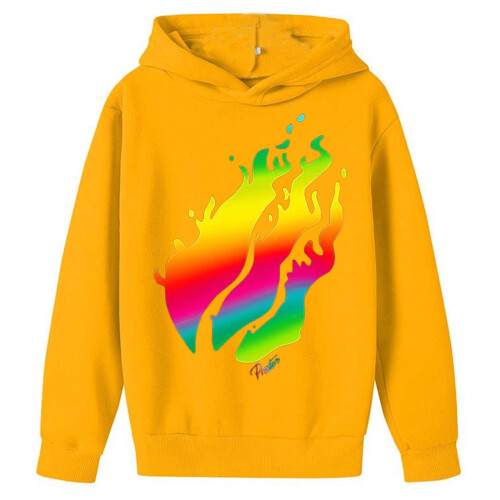 Preston Playz Flame Hoodie Lightweight Pullover Sweatshirt 2