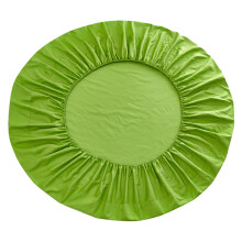 Drap-housse rond 200 x 200 cm, bonnet de 25 cm de profondeur, coloris uni, léger et extensible, respirant, infroissable, facile d'entretien