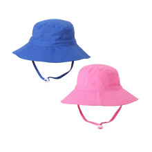 2 Pack Baby Sun Hat Summer Toddler Girl Boy UV Protection Bucket Hat Foldable Wide Brim Beach Hats for Kids 6 Months-8 Years