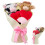 13" Plush Flower Bouquet with Cute Cow Design 1