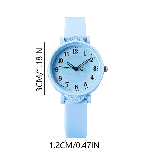 Easy-Read Dial Smart Watch with Precise Second Hand, Silicone Strap, Compatible with All Genders & Ages, Rectangular Automatic Sports Watch 1