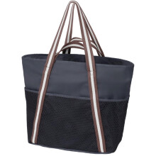 Waterdichte Strandtas met Ritssluiting, Zanddichte Strandtas voor Dames, Handbagage voor Zwemcruise, Zwart