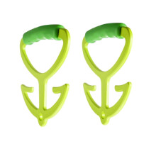 Grocery Bag Holder, Shopping Bag Handle Carrier, Each Handle Holds Up to 80lbs, Hanger with Soft Grip Handle 2 Pcs