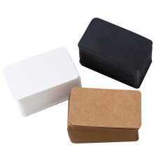 Kit de cartas de baralho em branco com índice, 300 unidades, para fazer seus próprios cartões de felicitação. Ideal para negócios.