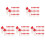 100Pièces Clips Rouge Multi-Usage Résistants Documents Notes 1