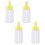 4Pcs Condiment Boxes Large Opening Stackable with Lid Dust-proof Translucent Spice Holding Sauce Squeeze Bottle Mini Seasoning Boxes for Kitchen 1