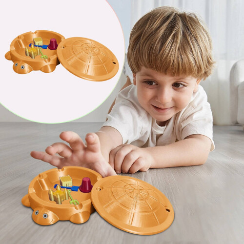 Mini Turtle Sandbox Desktop Toy Orange 1