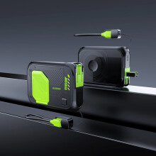 Batería externa magnética de 10000 mAh con enchufe plegable y desmontable.
