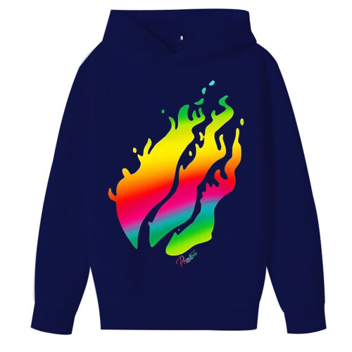 Preston Playz Flame Hoodie Lightweight Pullover Sweatshirt 1