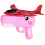 Dinosaur Airplane Launcher Toy Pink Foam Glider 1