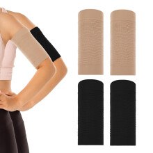 4 paia di manicotti compressivi per braccia da donna, fasce elastiche sportive modellanti per braccia snellenti per braccia flaccide