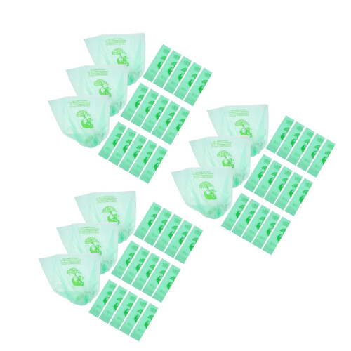 150Pièces Compostables Verts Pour Déchets D’animaux