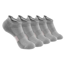 Womens Ankle Anti-Blister Thick Cushioned Gym Socks, Fashionable Wicking Athletic Running Socks 5 Pairs
