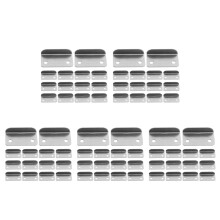 100Pcs Metal Right Angle Drawer Lock Strike Plate for Home Office Use