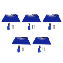 5Sets Lightweight Cylinder Wall Bracket for Stable Lab Use