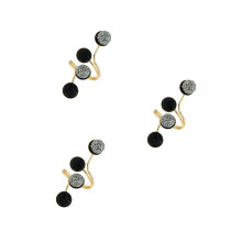 3St Gouden Duurzame Ringen Dames Stijlvolle Decoratie