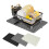 Dish Drying Mat for kitchen Counter，Super Absorbent, Silicone, Easy to Clean black 7
