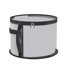 1 Pcs Clear Hat Organizer Bag, Hat Storage Bag Hat Storage Box Dustproof Men Women Zipper Closure with Carry Handles for Sunhat Bucket Hats