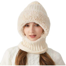 3 in 1 Beanie Hat with Scarf and Mask for Women & Men | Cold Weather Hat for Outdoor Activities