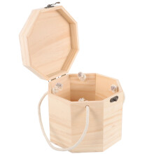 Tea Container Khaki Wood 1Set