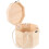 Tea Container Khaki Wood 1Set 1