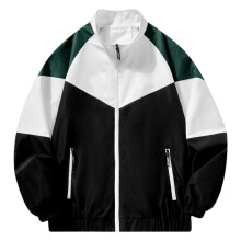 Giacca da donna Y2k con zip, giacca antivento leggera, giacca sportiva oversize stile college, abbigliamento anni '90