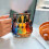 Gitarrenkunst-Becher, 3D-bemaltes Glas, 355 ml 2