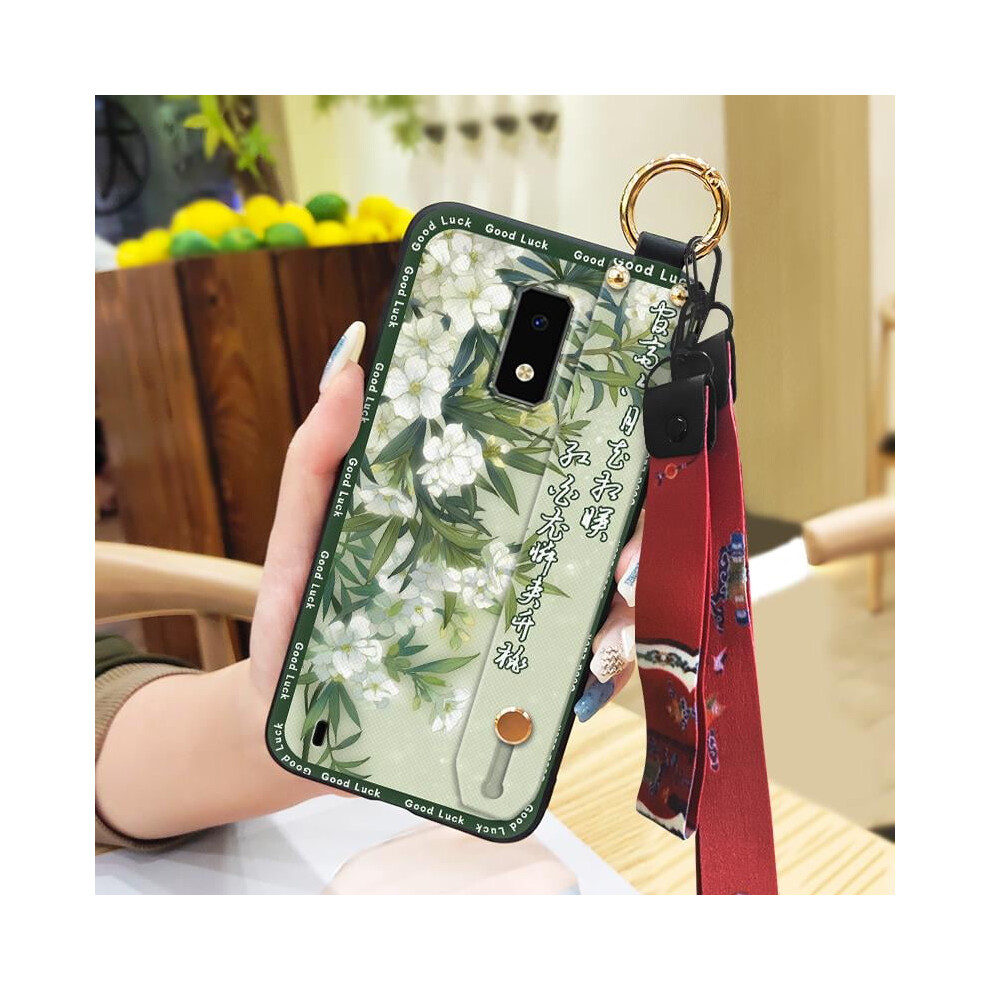 Blu View4 Phone Case Â Shockproof Silicone Cover With Kickstand, Wristband & Ring, Dirt-Resistant, Anti-Dust, Chinese Style, Compatible With Blu 9377112573168