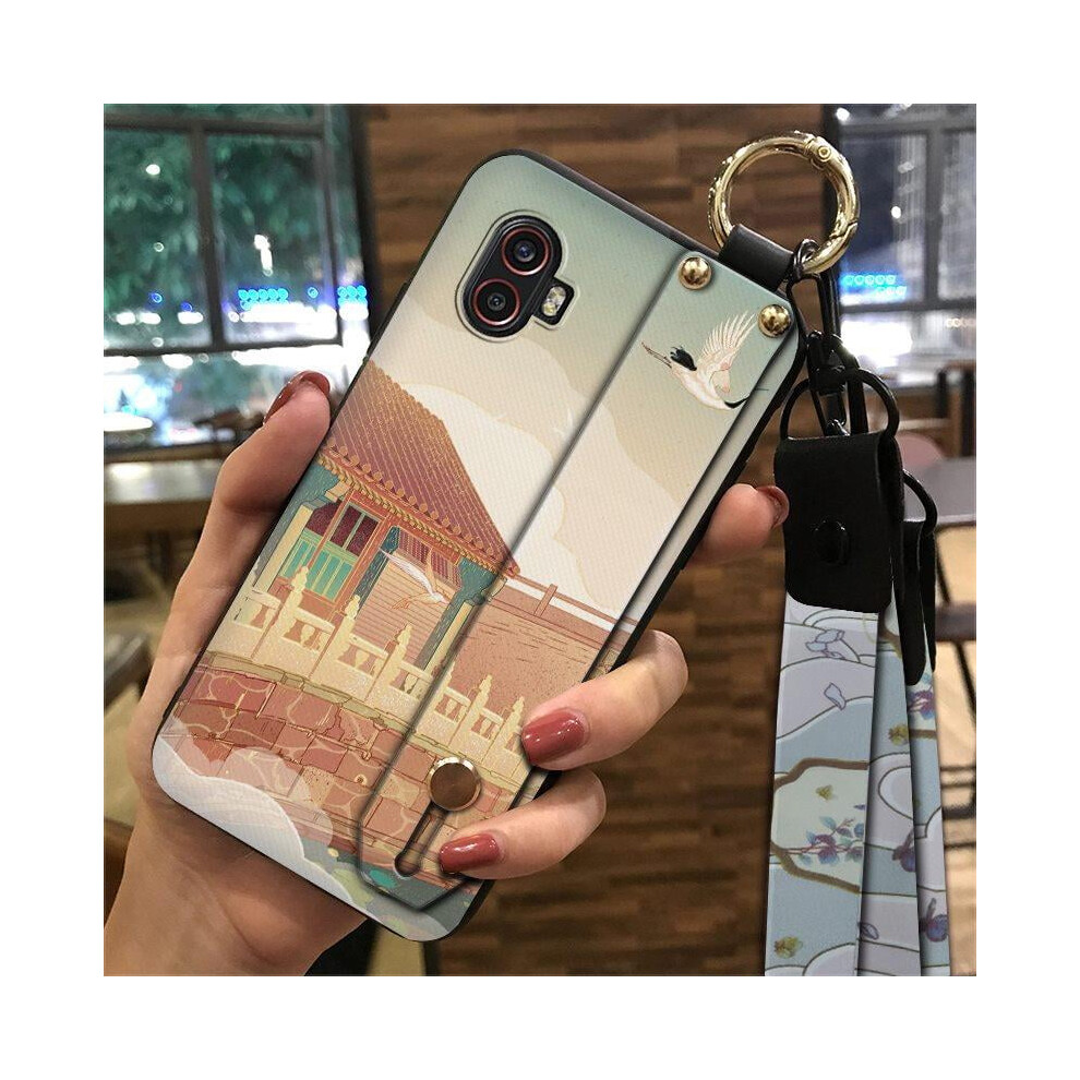 Phone Case Compatible With Samsung Galaxy Xcover6 Pro/Sm-G736u/B Â Shockproof, Dirt-Resistant, Kickstand & Wrist Strap 9377112572482