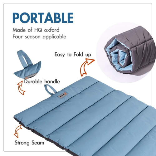 Lit d'extérieur pour chien imperméable, lavable, grand et durable, portable 1