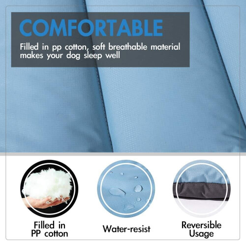 Lit d'extérieur pour chien imperméable, lavable, grand et durable, portable 2