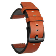 Classical Leather Watch Straps 18mm/20mm/22mm/24mm Stylish Smartwatch Easy install Watch Suitable for GearS3