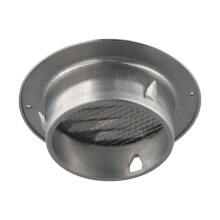 100mm Round Stainless-Steel Vent Grille Exterior Wall Duct Ventilation Tools Exhaust Grille Cover Cooling Heating Vents-Cap
