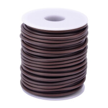 Knitting Stitch Holder Cord 2mm Rubber Tube 5000 cm Soft for DIY Knit Crafts Brown