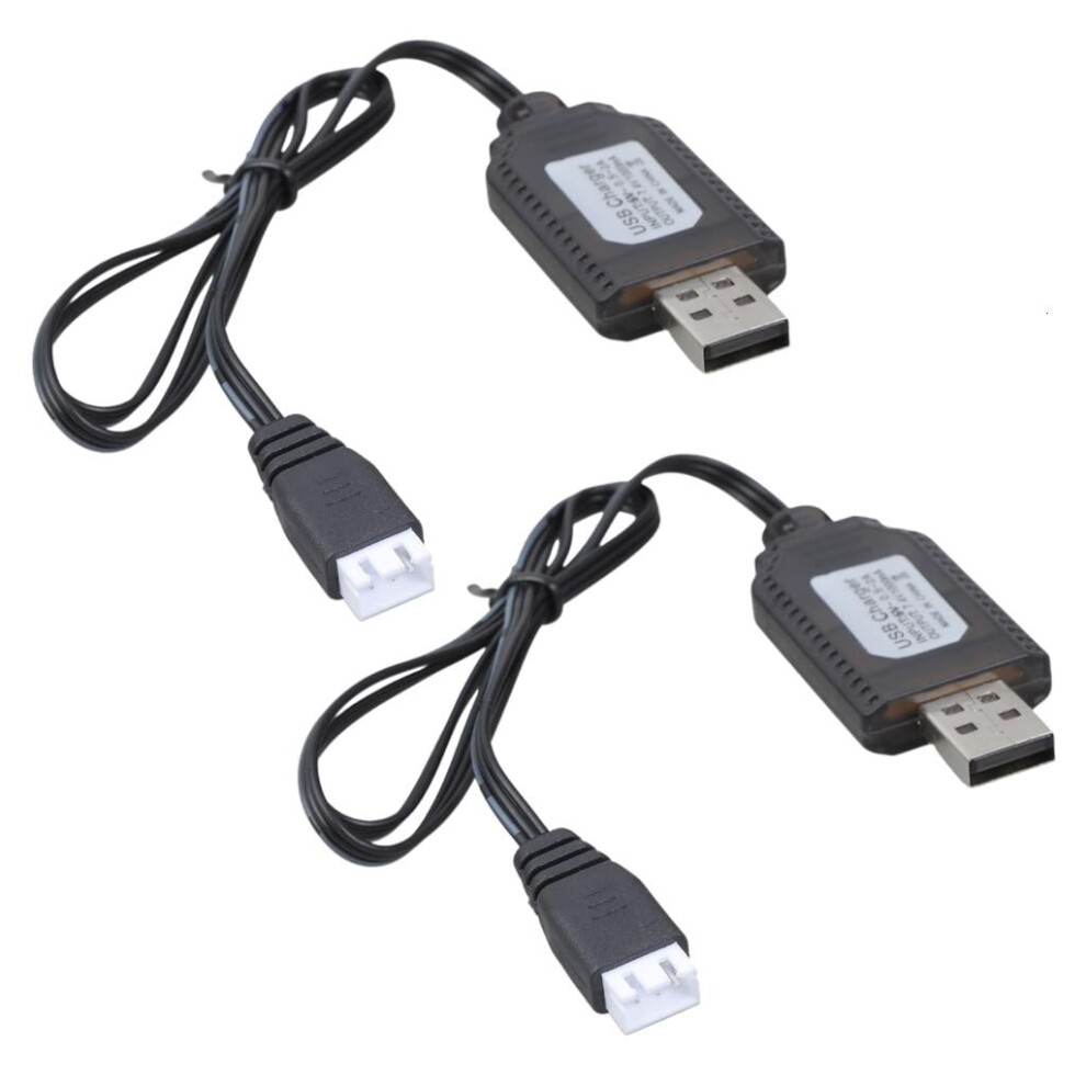 Honcll 7.4V Battery Usb Charger Cable With Sm2.0 3P 4P Xh 3P Connectors For Race Car Vehicles Toy Charging Cord 9377112571317