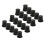 Rubber Motorcycle Windshield Nuts M6 20 Pack 4