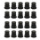 Rubber Motorcycle Windshield Nuts M6 20 Pack 5