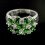 Women's 925 Silver Plated Zircon Ring 1