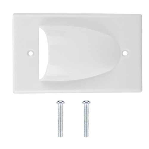Junction Box Cover,Dust Prevention ABS Wall Face Plate Mount Socket Cover Wiring Faceplate, Wall Panel