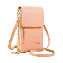 Výpredajová mini dotyková crossbody kabelka na telefón pre ženy s priehradkami na karty, kožená kabelka cez rameno – malá úložná taška,