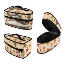 Autumn Maple Leaf Travel Irons Carrying Case Polyester (11.8x6.69x5.5 In), Bag Only