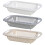 Passoire d'évier extensible grise, lot de 3, longueur réglable de 34,5 à 45 cm 1
