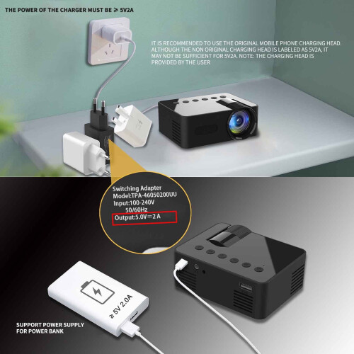 HD Wireless Mini Phone Projector: New YT100 Portable Home Projection Device 1