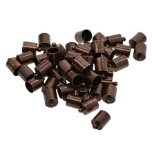 50 Pieces Tassel Caps Leather Cord End For Jewelry Making retro copper